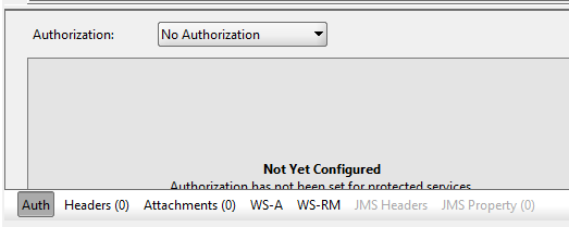 SoapUI: Auth dialog